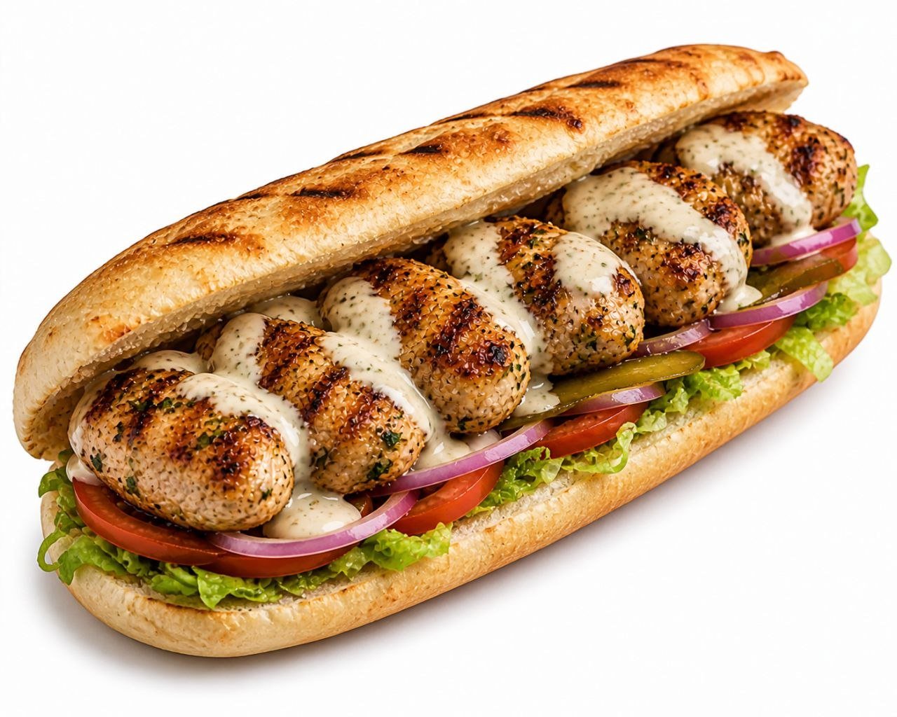 سندوتش كباب مشوي طال